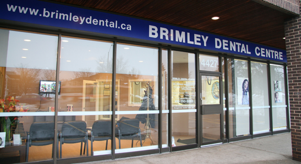 Store front view of Brimley Dental